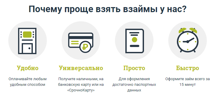 СрочноДеньги – Займ на Карту до 100 000₽ на срок до 180 дней